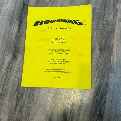 Boomerang + V2 Phrase Sampler (2002) image 5