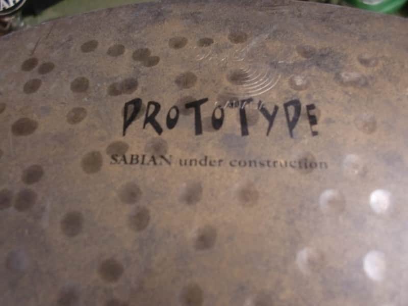Set Cymbales Bertrand Renaudin Signature  by Sabian Prototype (unique model) 1990 image 1