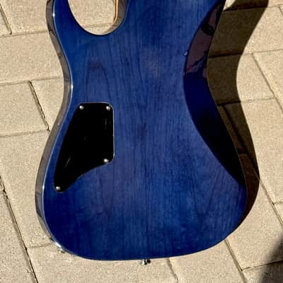 Fender Stratocaster FMT Set Neck 2001 - crazy cool Custom Shop See-Thru Blue w/a carved flamey Maple top ! image 5