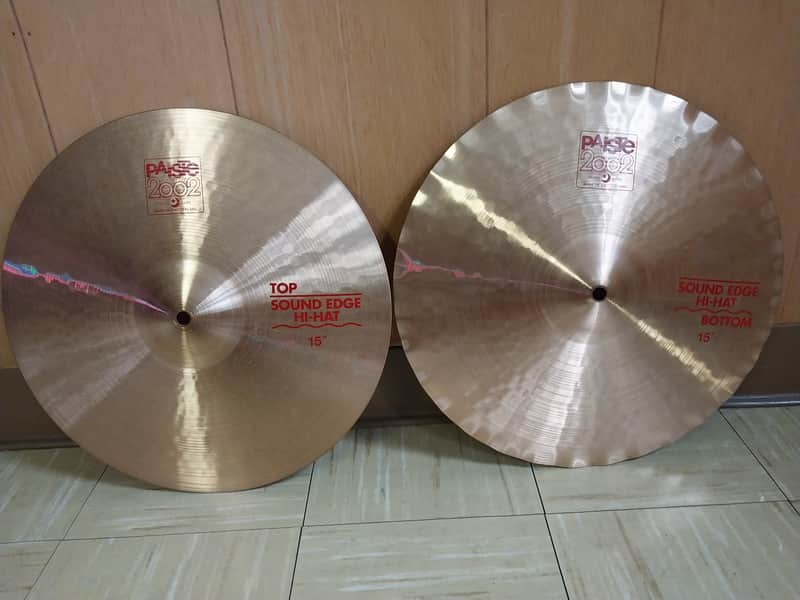 Paiste 15" 2002 Sound Edge Hi-Hats image 1