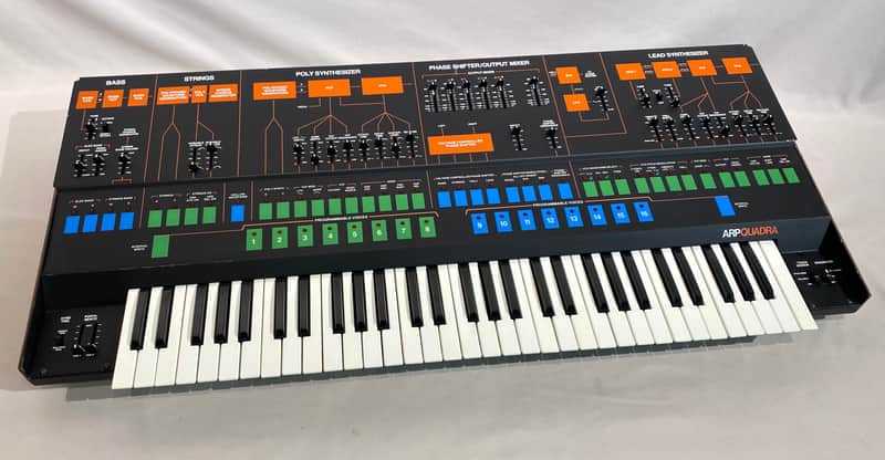 ARP Quadra 2463 Synthesizer Black / Multi **Fully Serviced 2-15-20 image 1