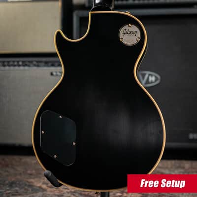Gibson Custom Shop 1957 Les Paul Custom Reissue 2 Pickup VOS Electric Guitar - Ebony with Hardshell Case image 2