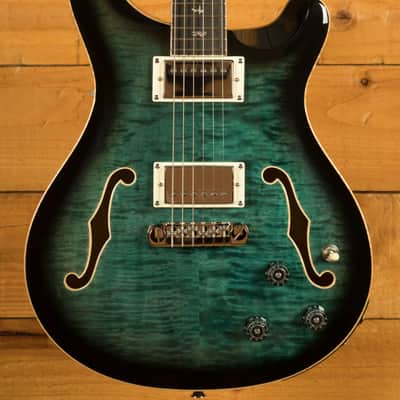 PRS SE Hollowbody II Piezo - Peacock Blue Burst image 1