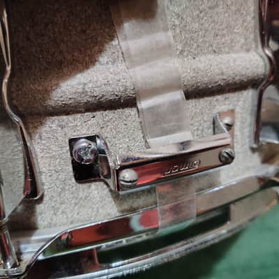 Ludwig Supraphonic Shell (Copper or Brass) with Acrolite Hardware 5"x14 10 Lug Snare Drum image 3