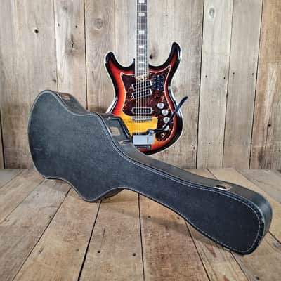 Silvertone Model 1445 1960s MIJ w/ original case - Sunburst image 24