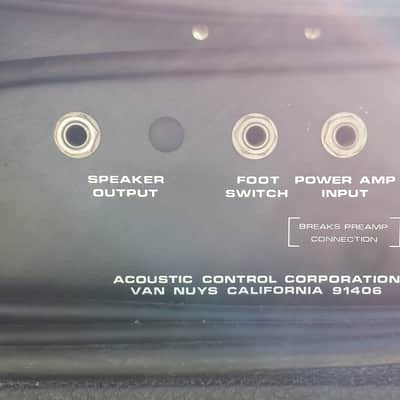Vintage Acoustic Control Model 126 100W Bass Combo Amp - Made in USA image 7