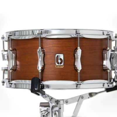 British Drum Co. BS-14-65-SN Big Softy Series Cherry and Balsa Snare. 6.5" x 14" image 9