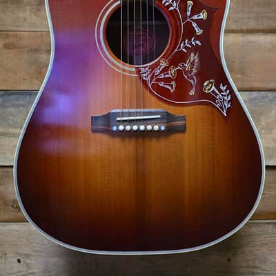 2023 Gibson Custom Shop 1960 Hummingbird Fixed Bridge VOS Heritage (Pre-Owned) - Cherry Sunburst w/case image 4