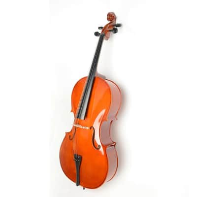 New Student Band Pure Sound Professional 4/4 Full Size Cello With Bow Rosin Case image 5