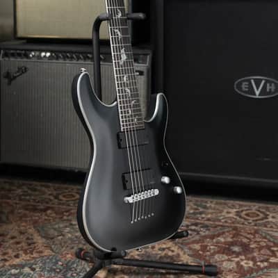 Schecter Damien Platinum-7 7-String Electric Guitar - Satin Black image 13