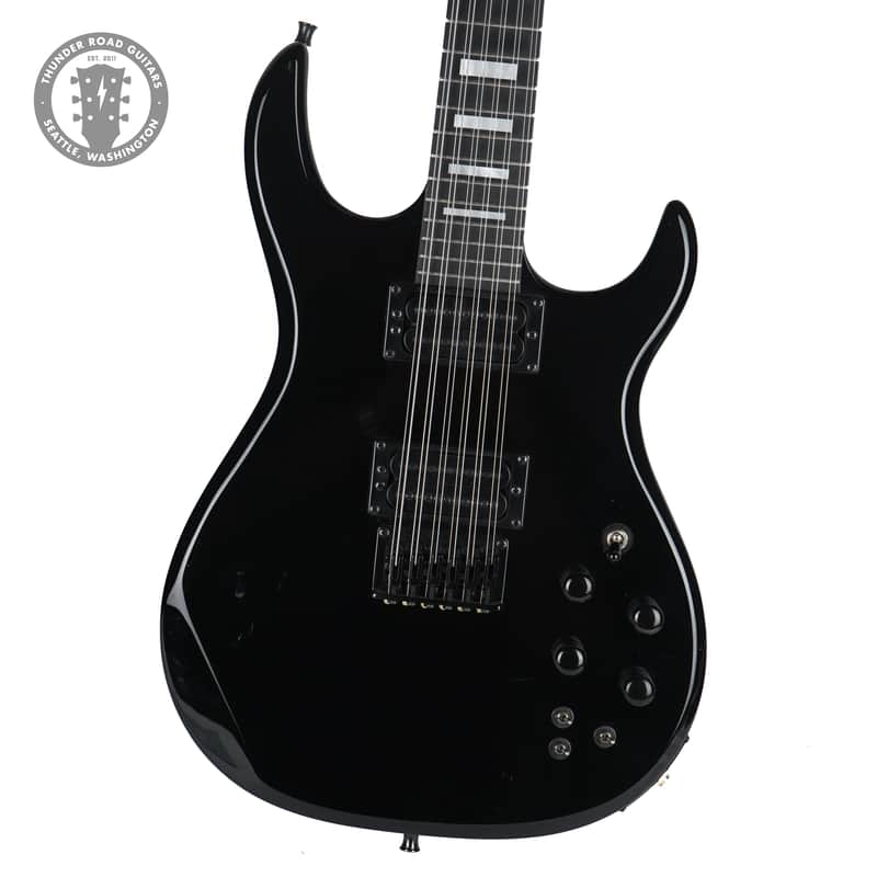 1999 Carvin DC-120 12 String Black image 1