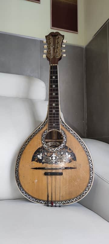 Bruno Klemm. Mandolina. Year 1890 Mandolin. image 1