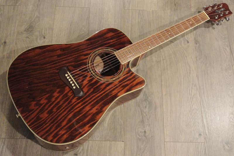 Olympia by Tacoma OD-11CE TBR Cutaway Acoustic Electric- Made in