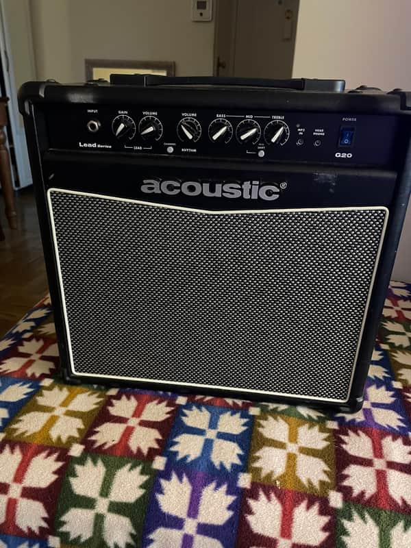 Acoustic G20 combo guitar amplifier - Black image 1