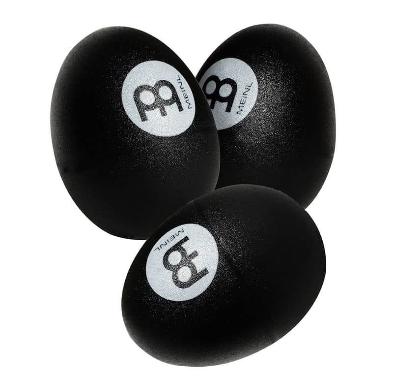 Meinl Plastic Black Egg Shakers, 3 For The Price Of 2 image 1