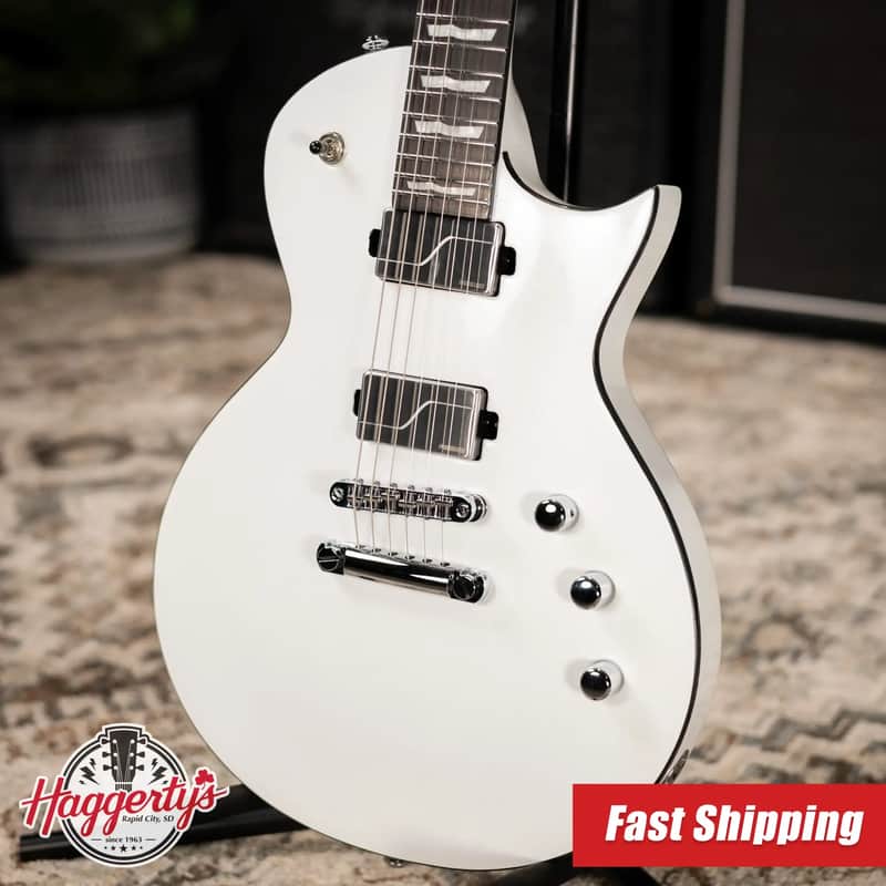 ESP LTD EC-1000 Electric Guitar - Pearl White image 1