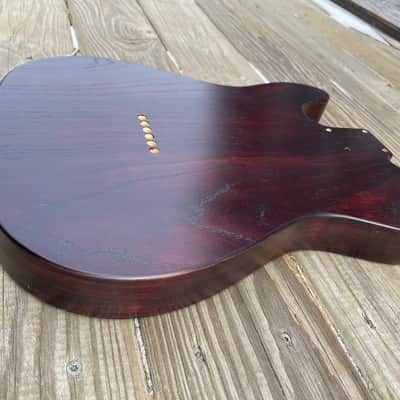Tonebomb Fender Style Telecaster 2 piece ash tele body Marbled Italian paper top image 3