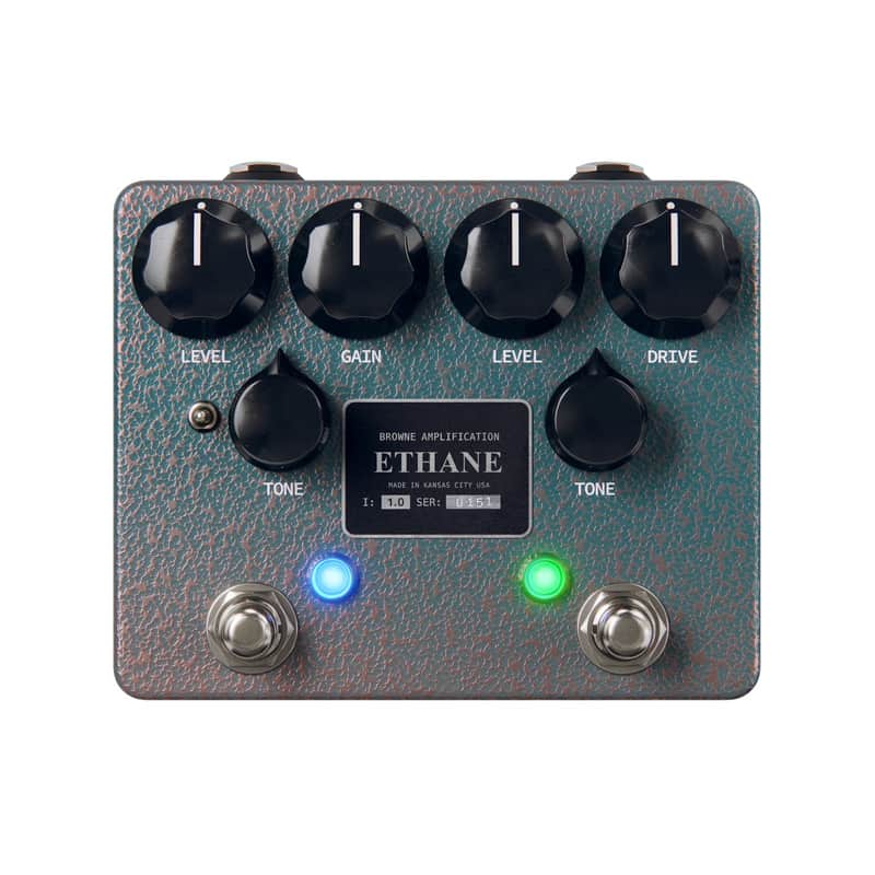 Browne Amplification Ethane Dual Overdrive - Aqua Copper Vein image 1