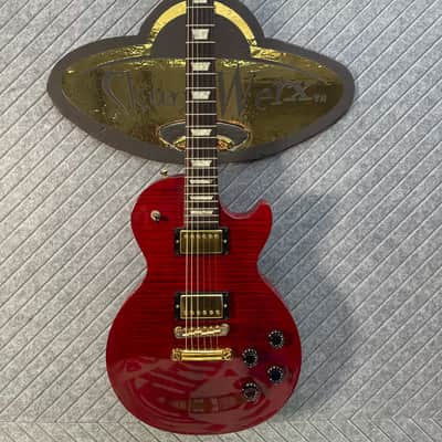 Gibson Les Paul Studio Plus KILLER TOP In-USA FretWerx Setup and Fret Polish - Wine Red image 6