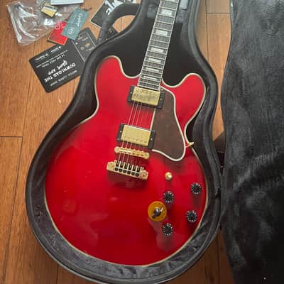 DEMO VIDEO Epiphone BB King Lucille 2022  limited edition (US customers, tax included in shipping cost)  Cherry image 2