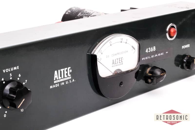 Altec 436B Vintage Tube Mono Compressor image 1