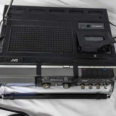 Vintage JVC CX-500US Portable TV AM/FM Cassette Player/Recorder Combo - Tested & Working image 7