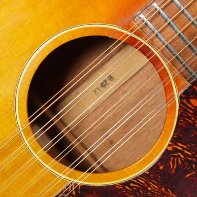 1967 Gibson B-25-12 12-String 00-Size Acoustic Guitar (VIDEO! Fresh Work, Ready) image 9