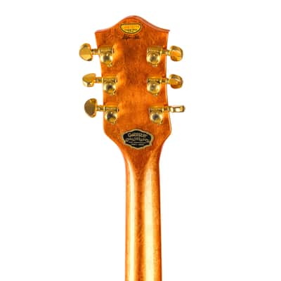 Gretsch USA Custom Shop Stephen Stern G6120-125 Chet Atkins 125th Anniversary - Transparent Orange over Gold Leaf image 6
