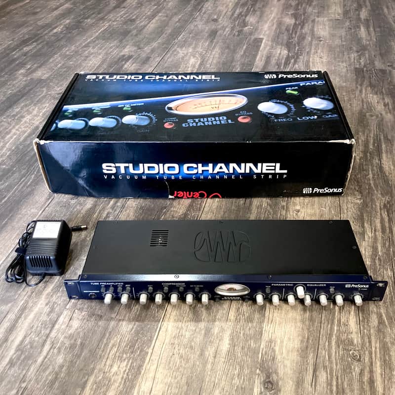 PreSonus Studio Channel Rackmount Vacuum Tube Channel Strip (2010s, Black) image 1