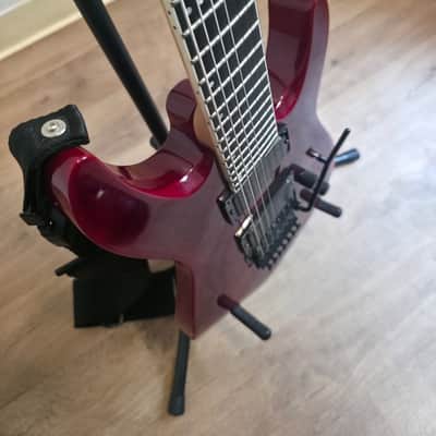 Jackson DK7Q Pro Dinky Transparent Red 2014 EMGs image 7