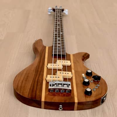 1980 B.C. Rich Eagle Bass, Koa Neck Through Vintage USA-Made Bass w/ Case image 10