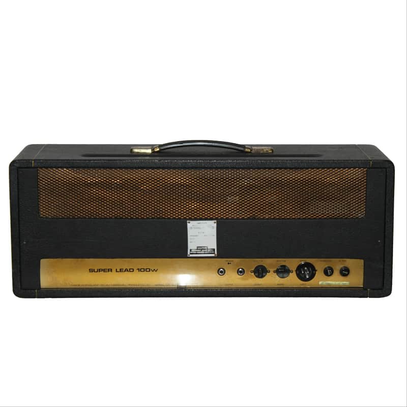 Marshall JTM100 "Black Flag" 1959 Super Lead 2-Channel 100-Watt Guitar Amp Head 1965 - 1967 image 2