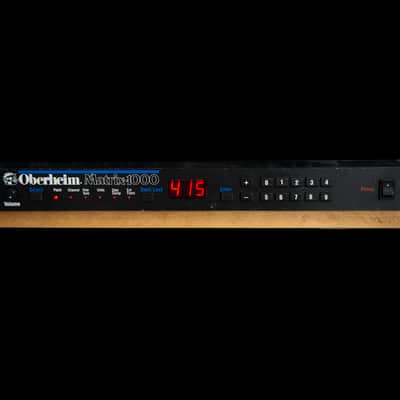 Oberheim Matrix 1000 Rackmount 6-Voice Synthesizer 1987 - Black image 4