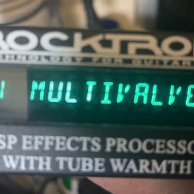 Rocktron MultiValve Tube Series DSP Effects Processor w Tube Warmth. Includes proper power supply and rack mount bolts and washers. image 2