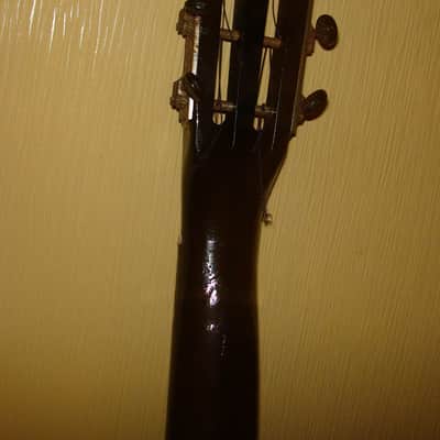Aluminium  Metal Body Stone Acousitc Guitar USSR Soviet and very Vintage image 4