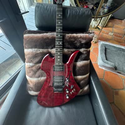 B.C. Rich Mockingbird ST with Floyd Rose 2010s - Transparent Black Cherry image 1