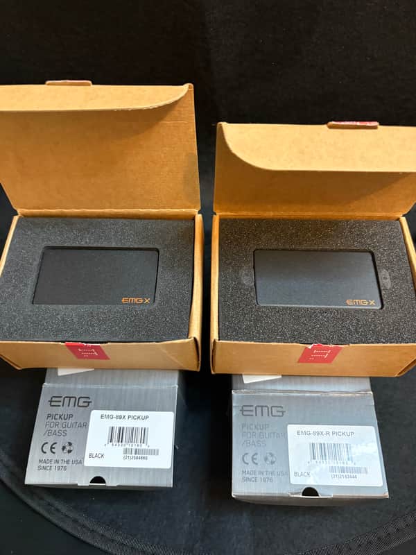 EMG 89X (Bridge) & 89X-R (Neck) Calibrated Combo Set 2010 & 2012 - Black
