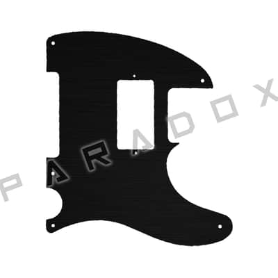 Custom Pickguard For 2019-2024 Made in Indonesia Squier Classic Vibe 50's Telecaster - Simulated Black Anodized .090" image 1