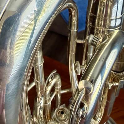 Allora AEP-550 Paris Euphonium Series 4-Valve 2019 - Silver image 6