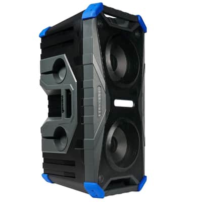 Gemini Sound SoundSplash 400W Floating Waterproof Wireless Bluetooth Speaker, LED Light Show, Dual 8” Woofers & NFC Pairing - Perfect for Pool Parties, Beach, Travel & Home Fun (Blue/Gray) image 1