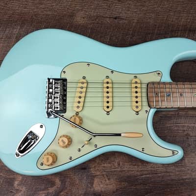 MyDream Partcaster Custom Built - Sonic Blue JM635 image 3