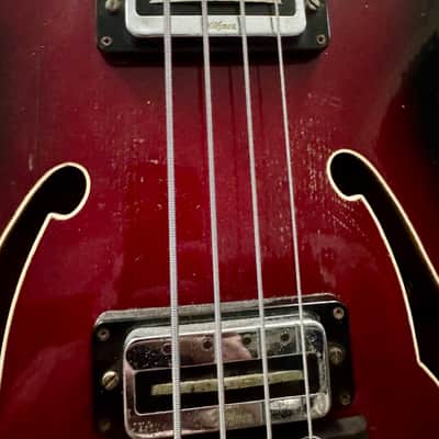 Hofner 500/6 Verythin Bass 1966 - 1968 Red Burst image 5