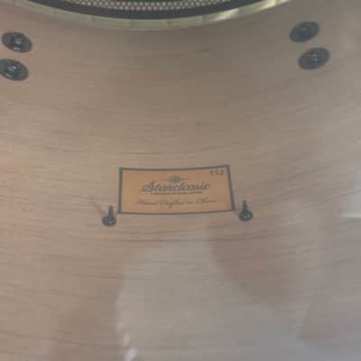 Tama Starclassic Walnut Birch 16” floor tom Black Clouds and Silver Lining 16x14 image 5
