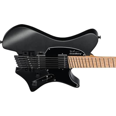 Strandberg Salen Classic NX 6 6-String Headless Multi-Scale Guitar w/ Tremolo and Gig Bag - Black image 5