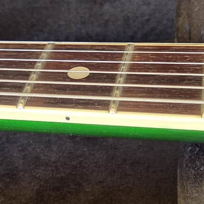 ONE OF A KIND Eastwood Bill Nelson Astroluxe Cadet Custom Prototype semi-hollow guitar Emerald Back image 23