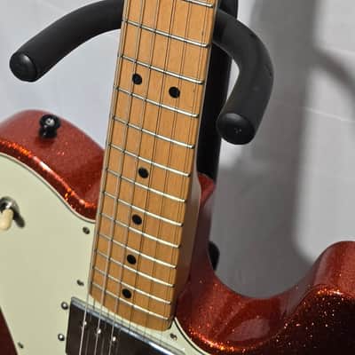 Fender FSR Classic Series '72 Telecaster Deluxe 2012 - Tangerine Flake/Sparkle image 5