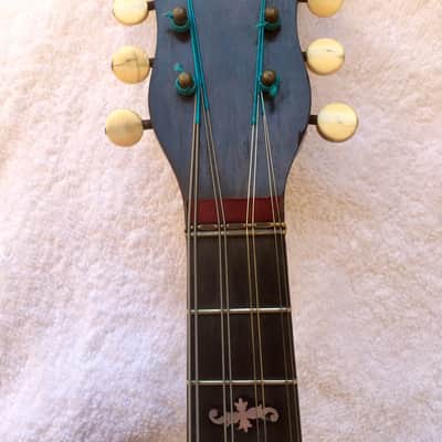 Umberto Ceccherini Neapolitan Style bowlback mandolin 1881 with Eastman Case image 5
