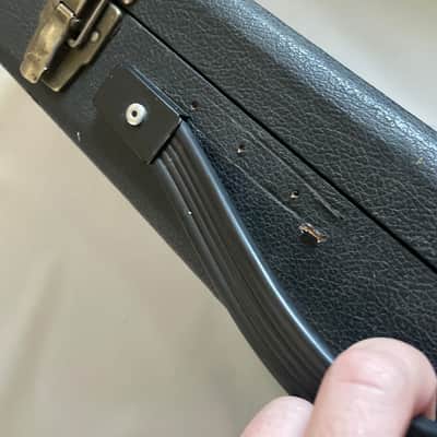 1980's Kramer Vanguard RR Rhoads Model Black Tolex Hardshell Electric Guitar Case image 17