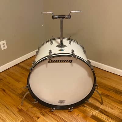 Ludwig 1970's 5 Piece Drum Kit  1970s - Pure White image 6
