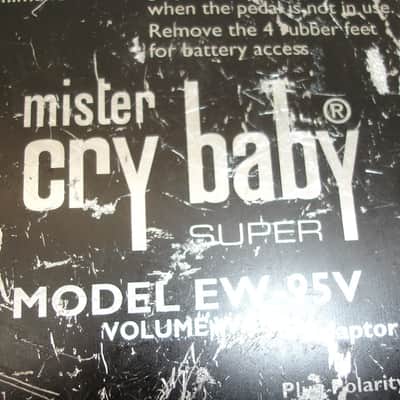 Dunlop EW-95V Mister Cry Baby Super Volume Wah Guitar Effect Pedal image 6